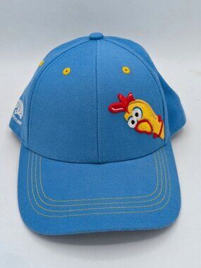Aksels Grandpa Joes Candy Shop Blue Baseball Cap Embroidered Chicken Adjustable